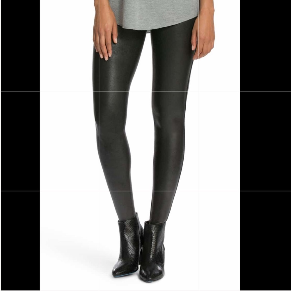 SPANX Faux Leather Leggings